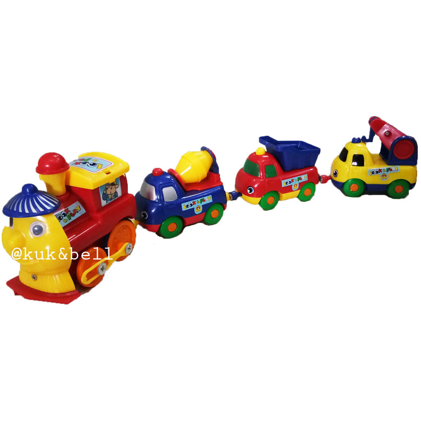 Great toys รถไฟ รถไฟโทมัส ใส่ถ่าน พร้อมแม่เหล็กในตัว รุ่น 18008E