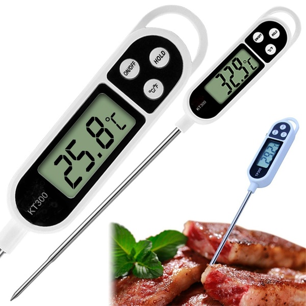 เครื่องวัดอุณหภูมิ อาหาร เครื่องดื่ม บาร์บีคิว ชา กาแฟ นมชงเด็กเล็ก TP300 Food thermometer / Kitchen Thermometer สินค้ามีถ่านพร้อมใช้งาน