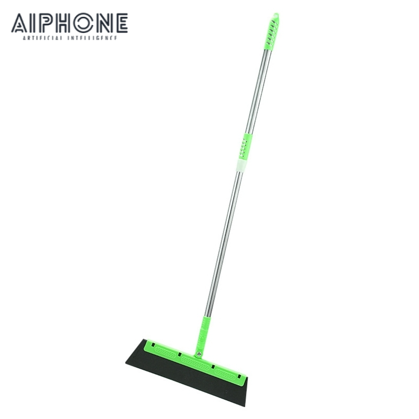 AIPHONE-ไม้โกยผงแบบก้านยืดสไลด์ ปรับได้ ไม้กวาดโกย แถบไม้กวาดเปลี่ยนได้ ที่ปัดน้ำในบ้านและห้องน้ำ ME-J645