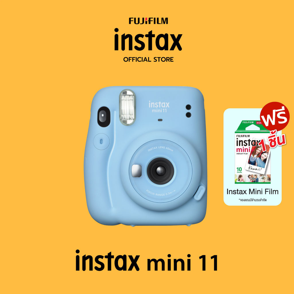 instax Mini 11 Instant Camera (กล้องอินสแตนท์) Free
