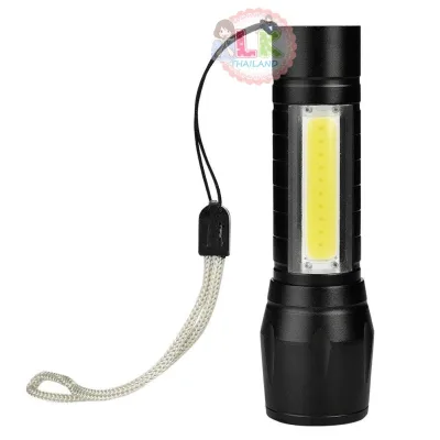 ไฟฉาย LED ชาร์จได้ ไฟฉาย 3 โหมดแบบพกพา ไฟ Portable LED Flashlight