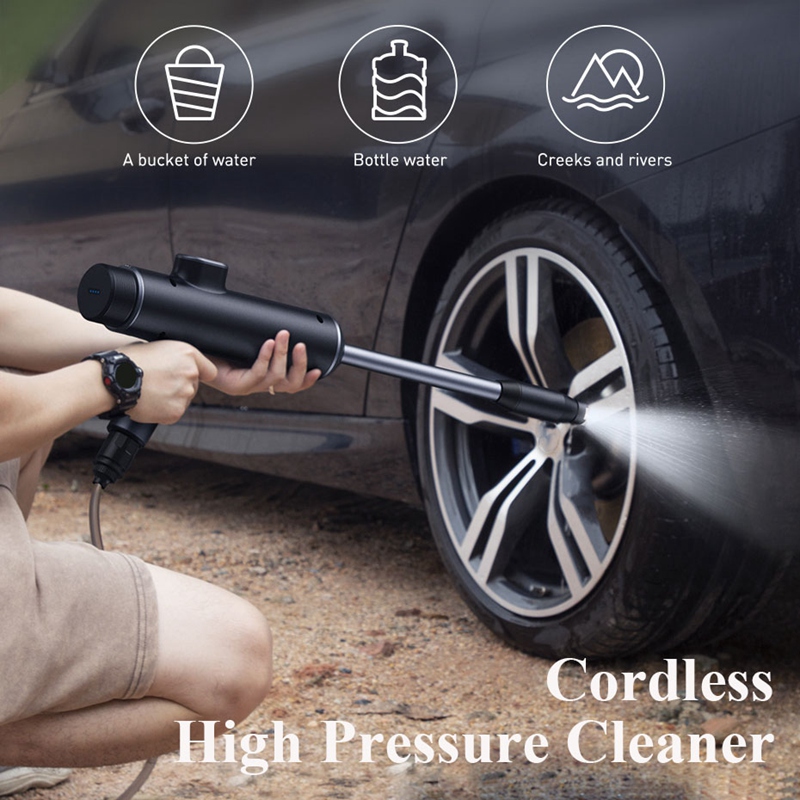 Baseus Electric Car Washer G-Un High Pressure Cleaner Protable Cordless Auto Washer Spray Nozzle