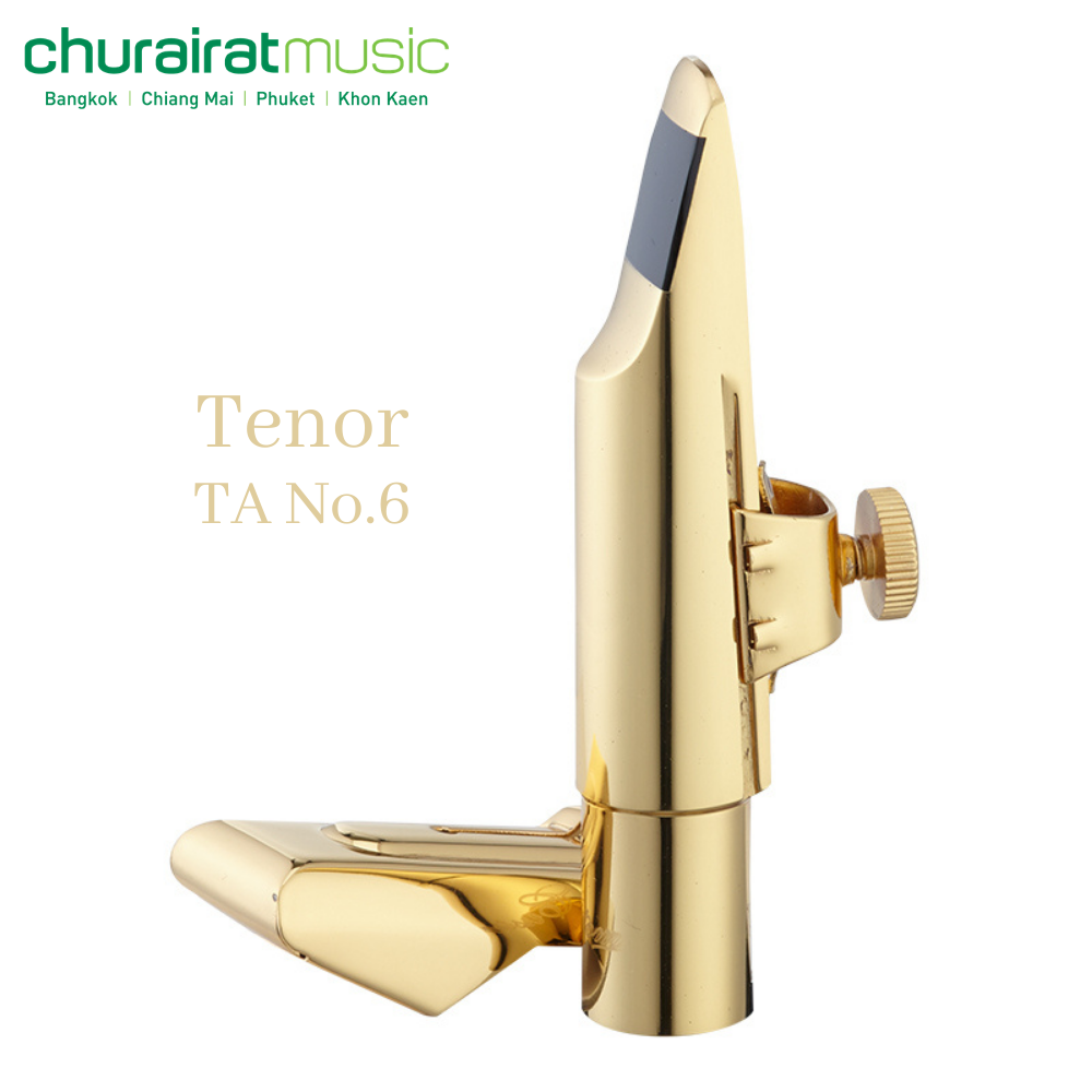 Saxophone Mouthpiece : Custom Tenor TA No.6 ปากเป่าแซกโซโฟน เทเนอร์ by Churairat Music