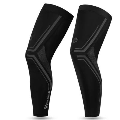 WEST BIKING Breathable Leg Warmers Compression Sleeve Anti-UV Sport Leggings Cycling Running Racing Men Women Arm Leg