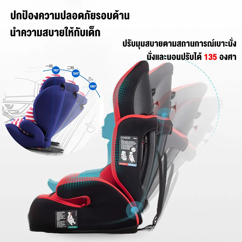 ภาพสินค้าคาร์ซีท รองรับระบบ ISOFIX เหมาะสำหรับเด็ก 9 เดือน -12 ปี คาร์ซีทพกพา ที่สุด มีรับประกัน จากร้าน AnnyMall บน Lazada ภาพที่ 2