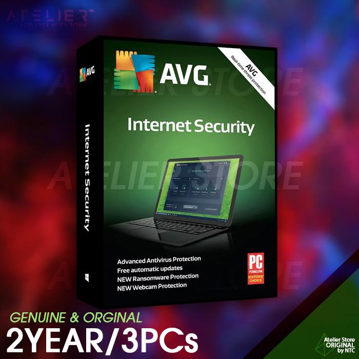 AVG Internet Security - 2 ปี/3 เครื่อง - ของแท้ (Windows)