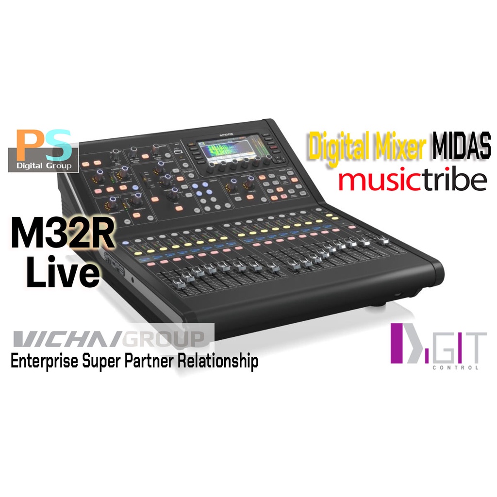 配信機器・PA機器・レコーディング機器 MIDAS M32R-LIVE Midas M32R LIVE 32-Channel Compact Digital Mixer – Chuck Levin's