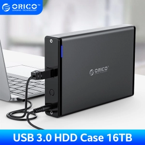 ภาพหน้าปกสินค้าORICO 7688US3 HDD Case สำหรับ 2.5/3.5 นิ้ว HDD/SSD กล่อง SATA ไปยัง USB 3.0 ฮาร์ดไดรฟ์ภายนอก Enclosure พร้อมอะแดปเตอร์ 12V2A รองรับ UASP 16 TB ซึ่งคุณอาจชอบสินค้านี้