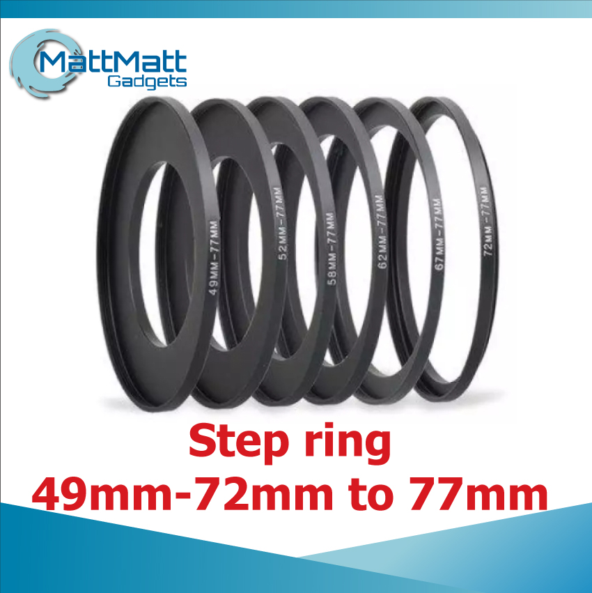 Step Ring 49-72 to 77mm.