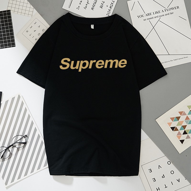 Supreme 2019 New Fashion Men's T-shirt Short Sleeve Korean Menswear