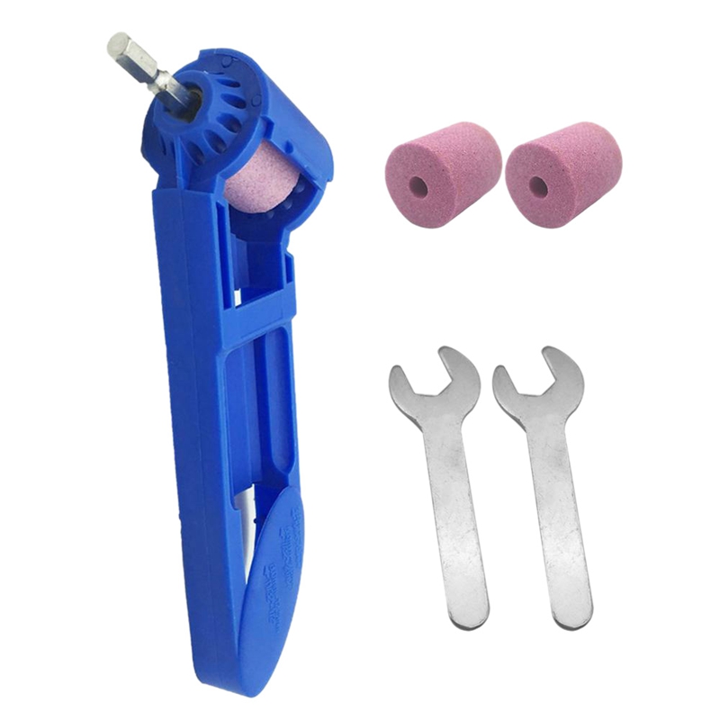 Portable Diamond Drill Bit Sharpener Tool - 2-12.5mm Range, Fast & Precise Grinding Wheel, Blue