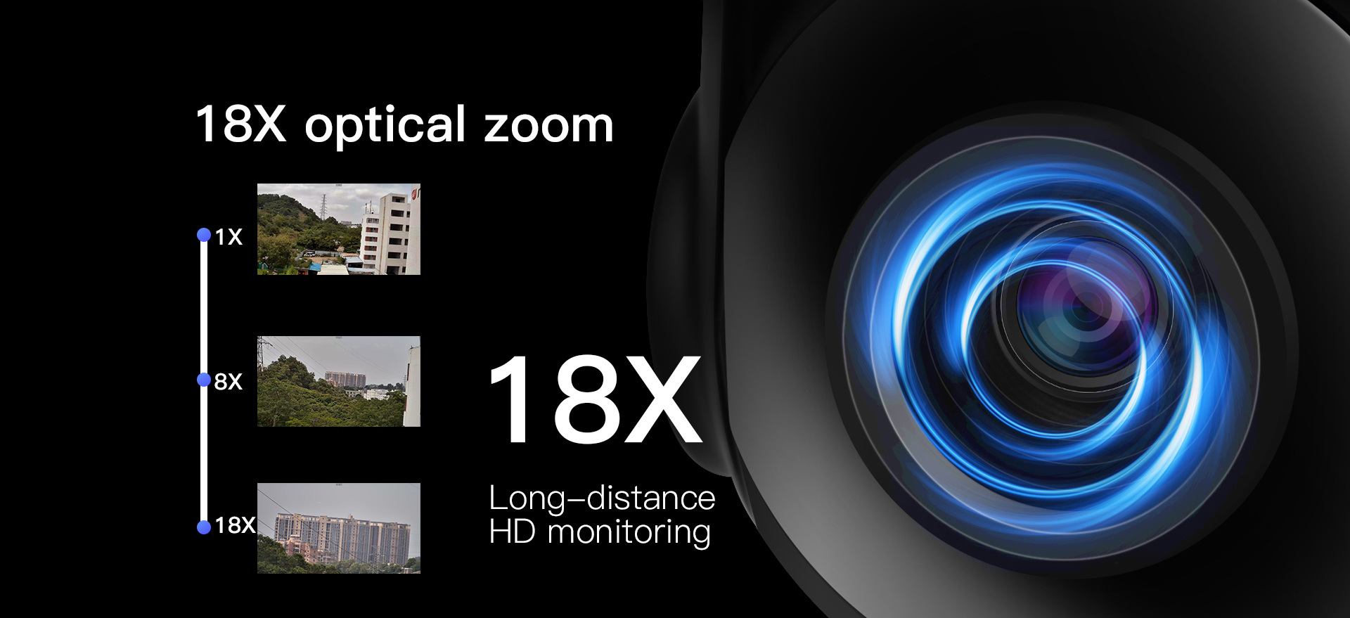 Vstarcam CS66Q-X18 กล้องวงจรปิดไร้สาย ความละเอียด 4MP(1440P) กล้องนอก ...