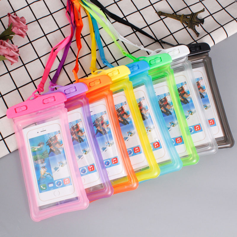 ชองกันน้ำแบบลม พร้อมสายคล้องคอ ใช้ได้โทรศัพท์ทุกรุ่น Waterproof Bag