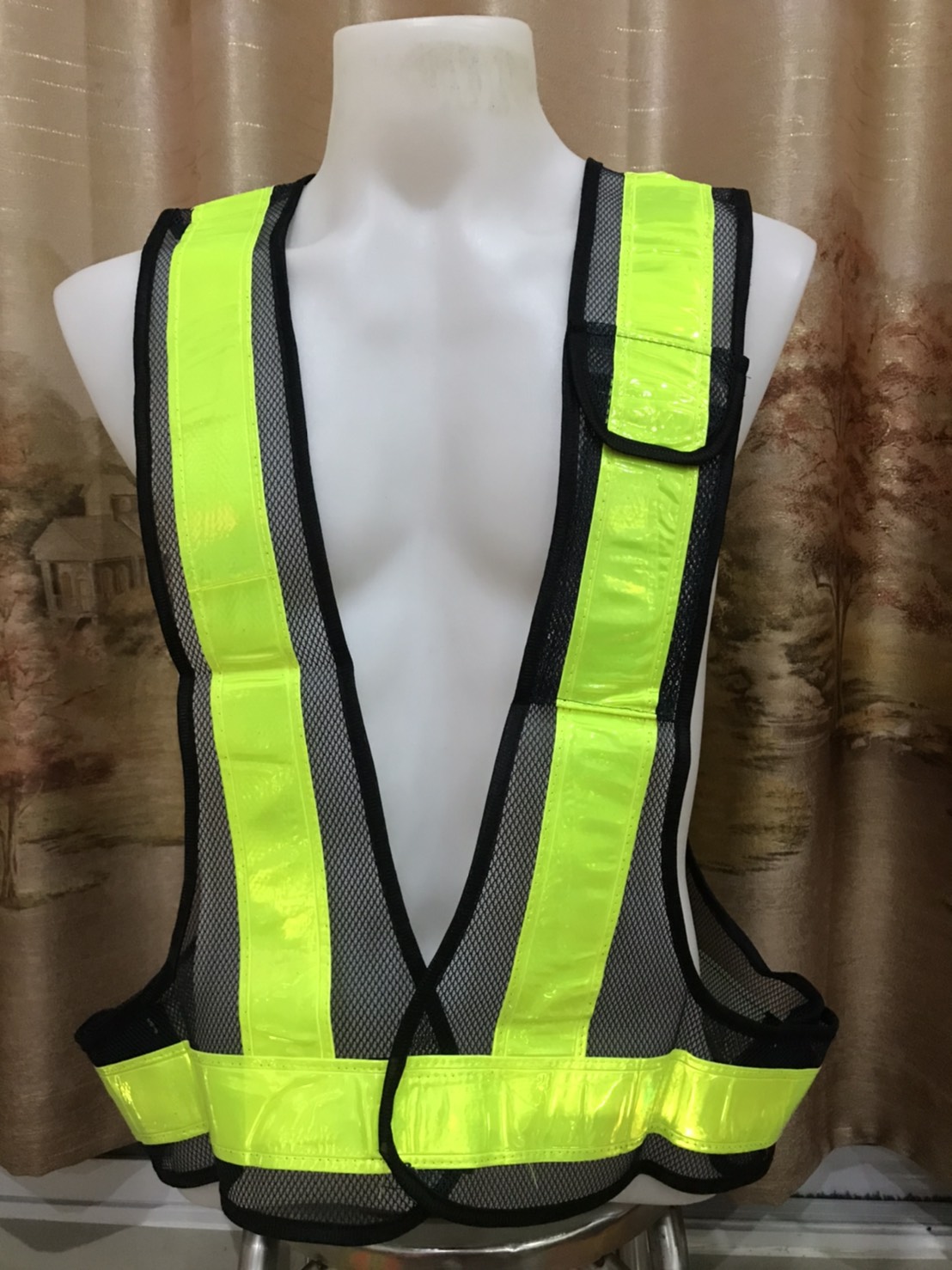 Reflective Vest เสื้อจราจร เสื้อกั๊กจราจร เสื้อกั๊กสะท้อนแสง เสื้อกั๊กสะท้อนแสง,ความปลอดภัยเสื้อกั๊กสะท้อนแสงเห็นได้ชัด Traffic Construction ชุดปั่นจักรยาน safety vest