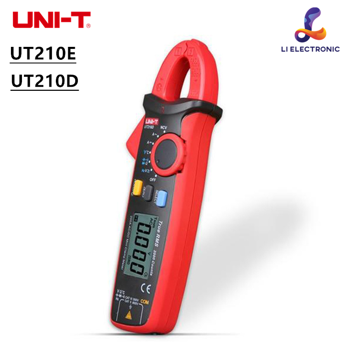 UNI-T  UT210D UT210E Mini Digital Clamp Meters AC/DC Current Voltage True RMS Auto Range VFC Capacitance Non Contact Multimeter