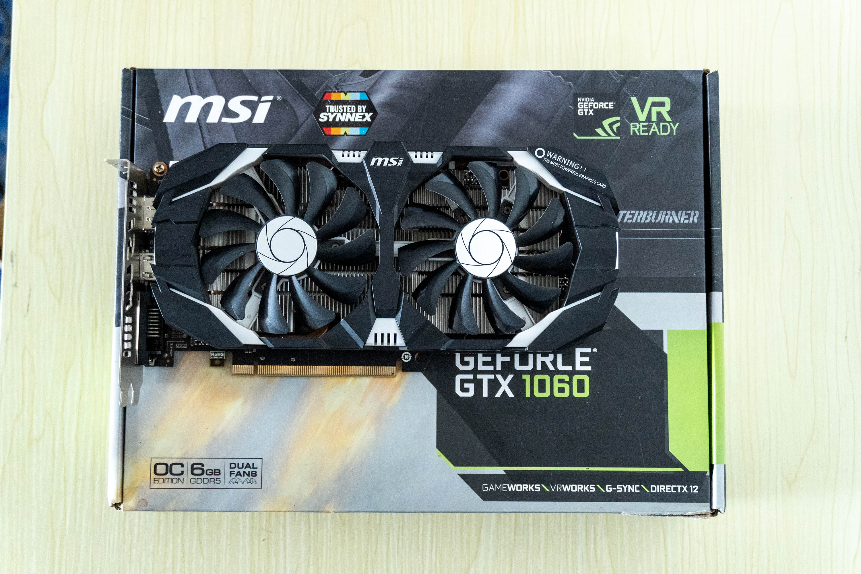 Msi Geforce Gtx 1060 6gt Oc 6g พร้อมกล่อง Reliveavr Thaipick 4934