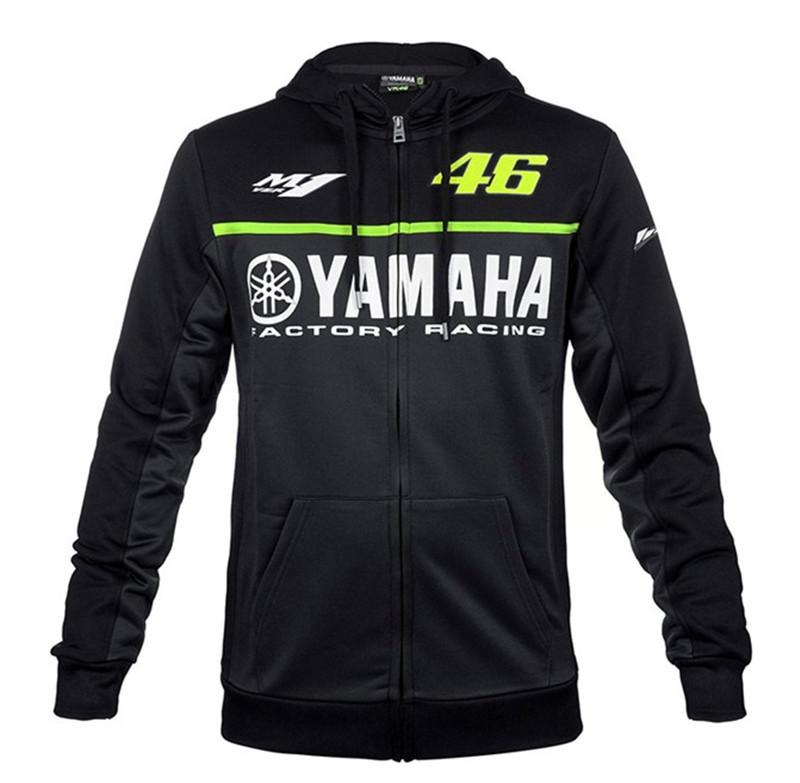 เสื้อฮู้ด YAMAHA 46 ดำเทา