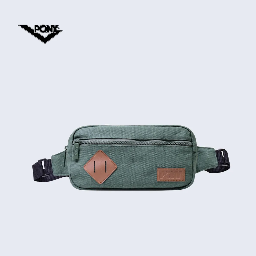 PONY กระเป๋าคาดอก รุ่น COTTON WAIST BAG กระเป๋า กระเป๋าคาดเอว กระเป๋าคาดอก