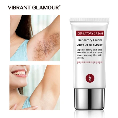 VIBRANT GLAMOUR ครีมบำรงผิว ครีมกำจัดขน ครีมกำจัดขนขา ครีมกำจัดขนรักแร้ Hair Removal Cream Armpit Legs Arms Body Hair Removal Painless Depilatory Cream Repair Nourishing Natural Cream