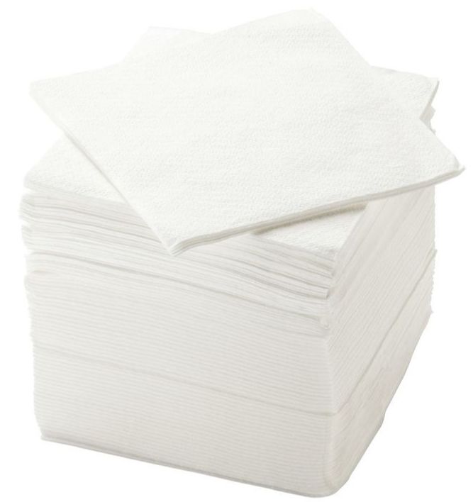 STORÄTARE Paper napkin, white 30x30 cm/ 150 pieces (สโตแรทาเร กระดาษเช็ดปาก, ขาว30x30 ซม./ 150 ชิ้น)