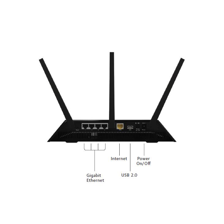 Netgear AC2300 Nighthawk Smart WiFi Router with MU-MIMO (R7000P ...