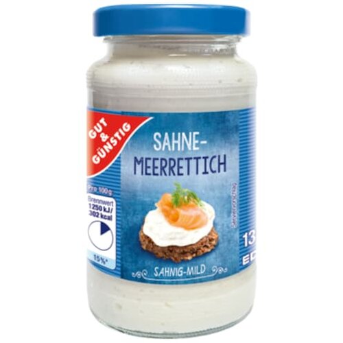 GG Sahne-Meerrettich mild Horseradish mild 2 x 135gr - Falangfood ...