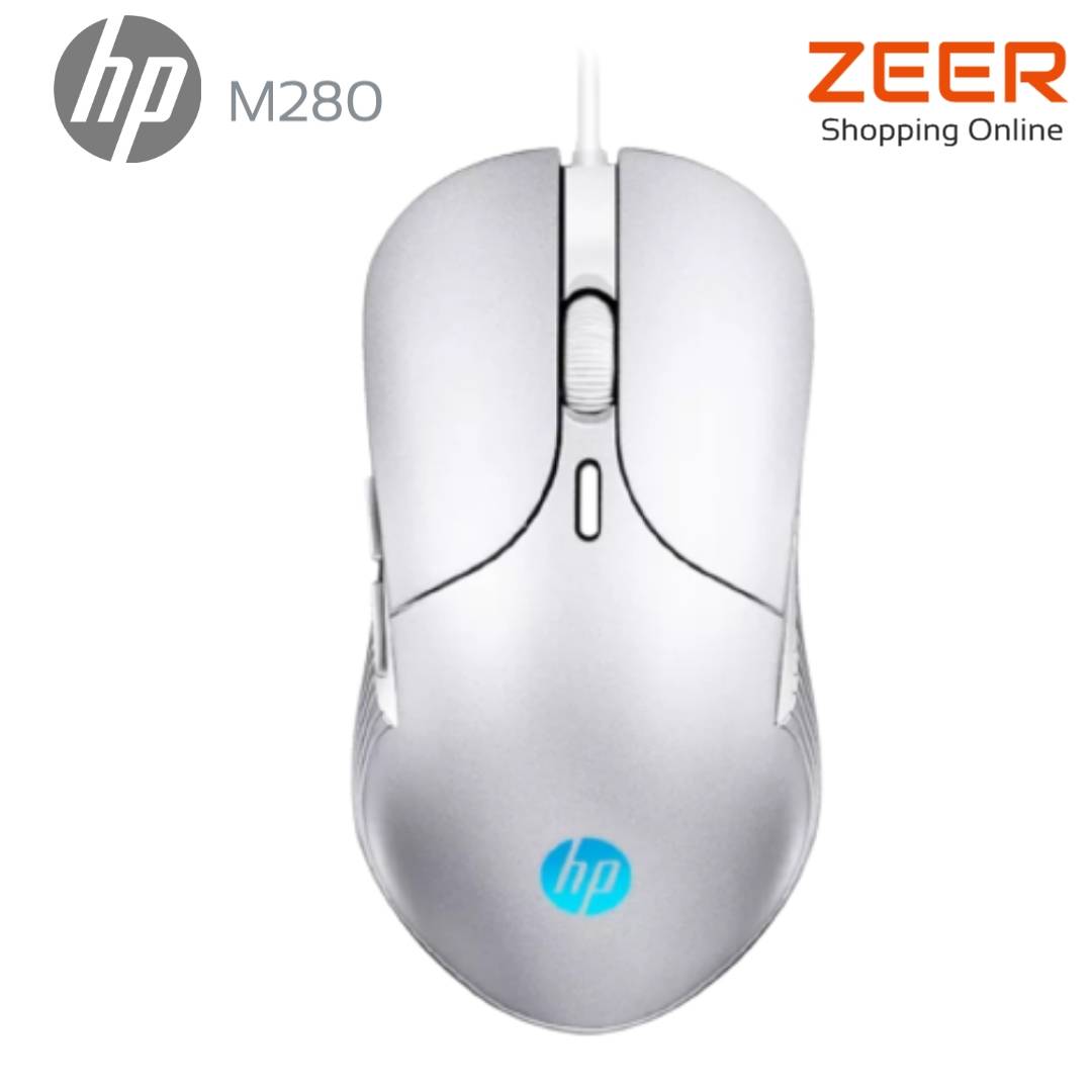 HP Genius Gaming Mouse M280 6400 dpi แบบมีสาย RGBLed เม้าส์ล้านสีการ