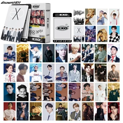 54 Pcs/set Kpop EXO 2021 Photocard New Album High Quality Photo Album Card For Fans Collection LOMO Card New Arrivals