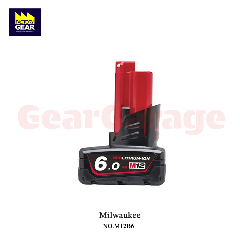 MILWAUKEE NO.M12B6 Lithium-Ion Battery, 12V 6.0Ah | Lazada.co.th