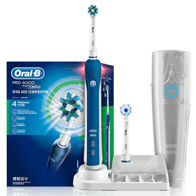 Oral-B รุ่นโปร 4000 แปรงสีฟันไฟฟ้า Oral-B Pro 4000