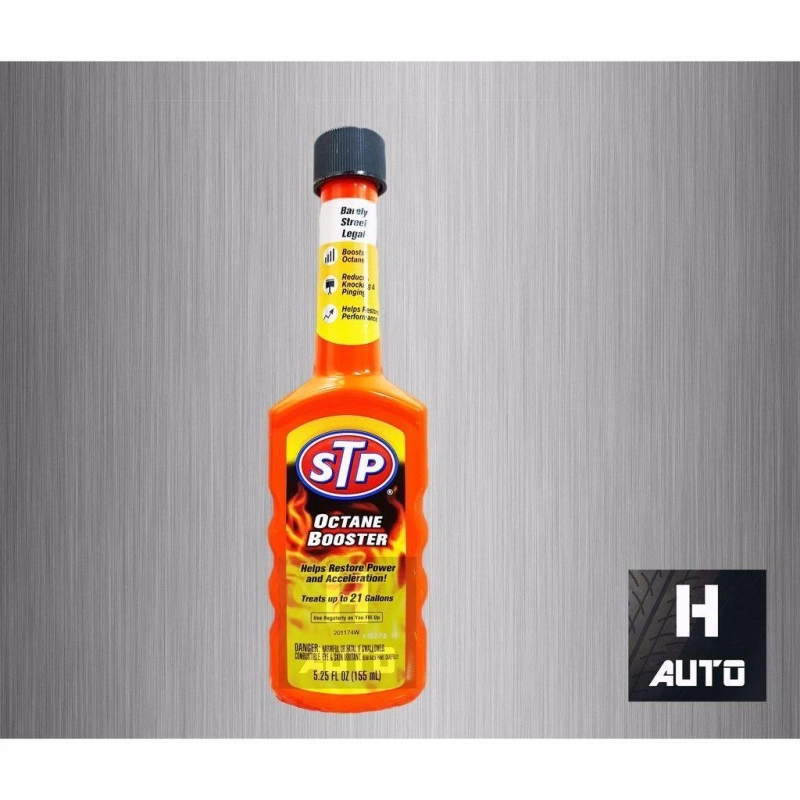 ราคาและรีวิวน้ำยาเพิ่มค่าอ๊อกเทนในน้ำมันเบนซิน STP (เอสทีพี) Octane Booster (อ๊อกเทน บูสเตอร์) ขนาด 155 มิลลิลิตร