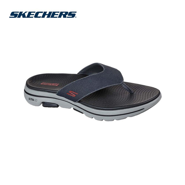 Skechers สเก็ตเชอร์ส รองเท้าแตะ ผู้ชาย GOwalk 5 On-The-Go Sandals Shoes - 229009-CCRD