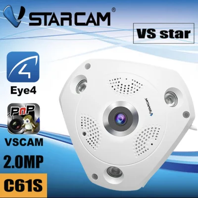 Vstarcam C61S 2MP(1536P) - มุมมองกว้าง 360องศา Panoramic IP Camera