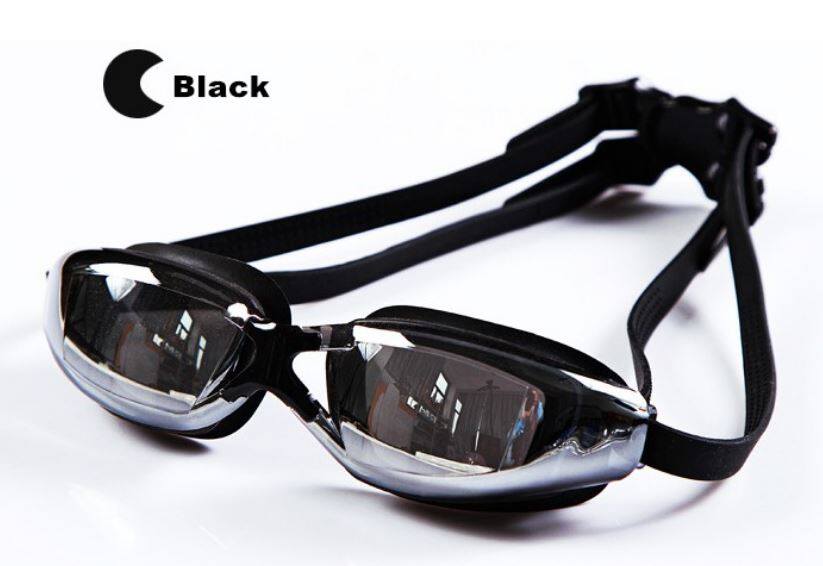 แว่นตาว่ายน้ำ กันน้ำ กันหมอก HD มี 5 สี เกรดพรีเมี่ยม พร้อมกล่องใส่แว่น