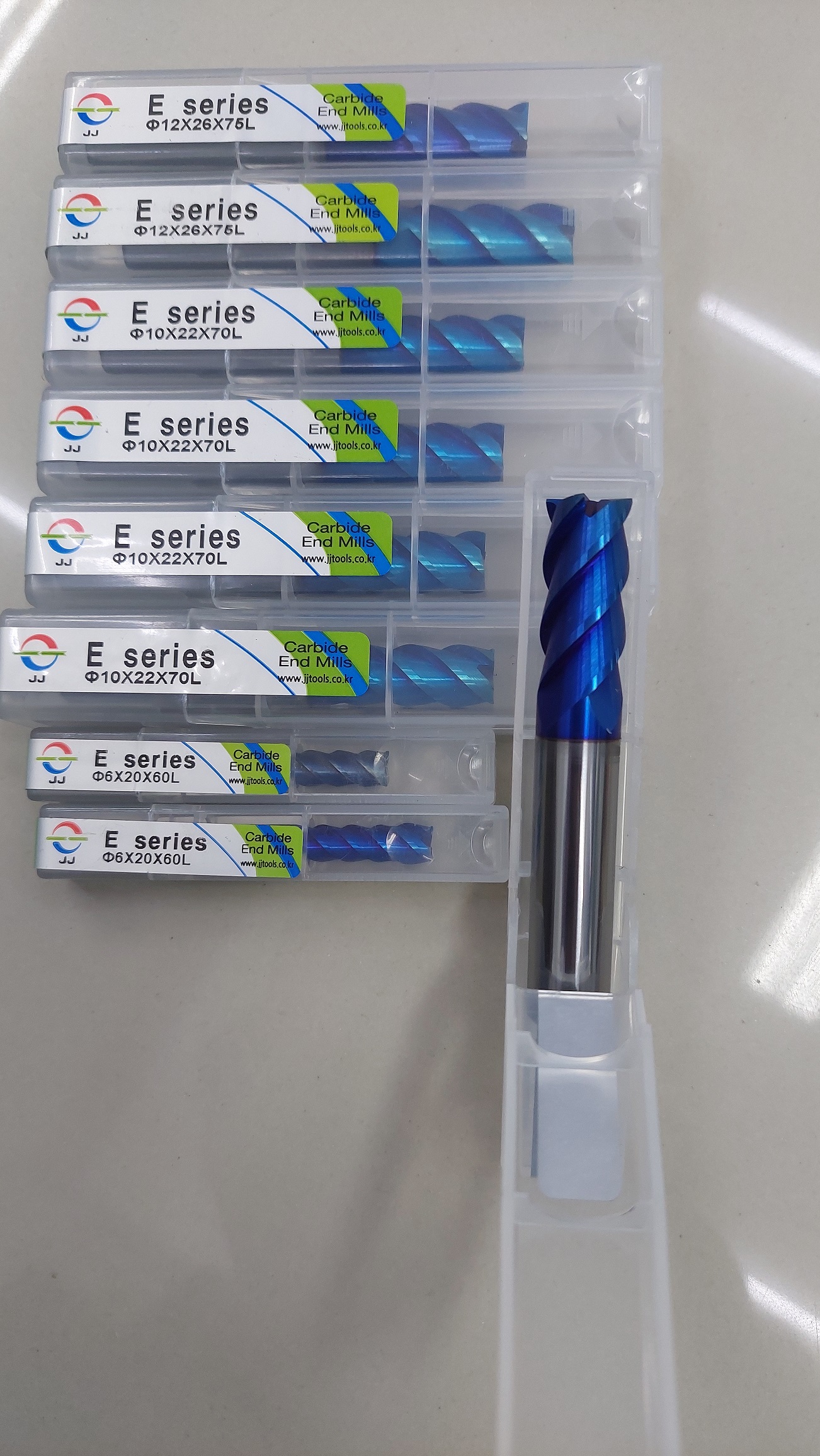 ดอกเอ็นมิลคาร์ไบด์ 6mm. END MILL CARBIDE JJ TOOLS ESERIES ไฟว์ฟอร์ซ