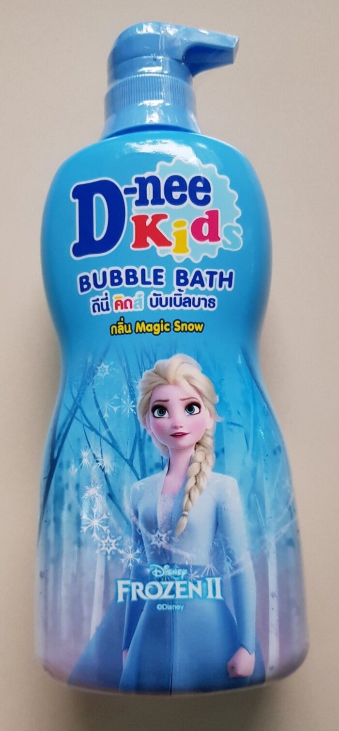 Dnee kids bubble bath ดีนี่ คิดส์ กลิ่น เมจิค สโนว์ ช่วยลดการสะสมของแบคทีเรีย 400 ml หมดอายุ 03/23