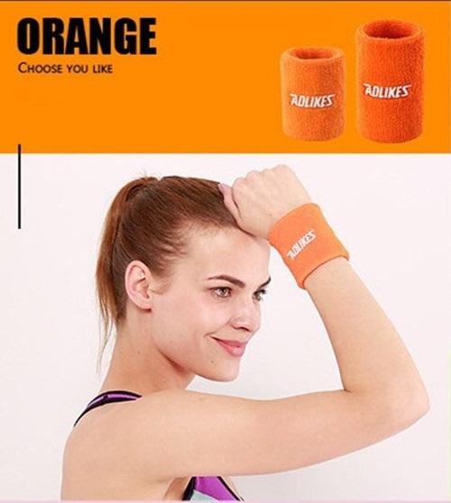 50 Hot Sale 2Pcs Sports Sweatbands Sweat Wristbands Bands Wrist Guard
