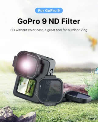 Ulanzi Lens Flter ND สำหรับ GoPro Hero 9 ND8 ND16 ND32 ND64 สำหรับ GoPro Hero 9 .