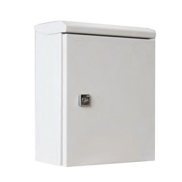 ตู้กันน้ำ TAMCO ตู้สวิทช์บอร์ดกันน้ำกันฝุ่นมีหลังคา ประตูชั้นเดียว กล่องเหล็ก ตู้เหล็ก ตู้ไฟ กล่องไฟกันน้ำ IP55 Size: W30xH45xD20 cm.