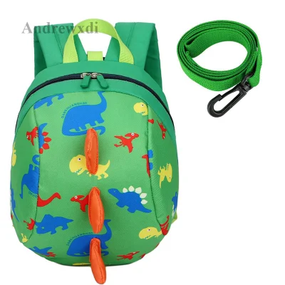 Andrewxdi Toddler Dinosaur Baby Backpack With Reins Kids Safety Harness Backpack Boys