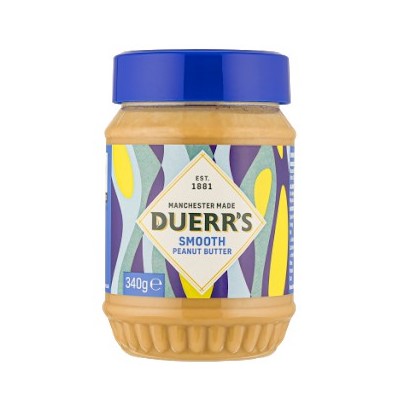 Duerr's Smooth Peanut Butter - ดูเออร์ สมูธ พีนัท บัทเทอร์ (เนยถั่ว) (340g)
