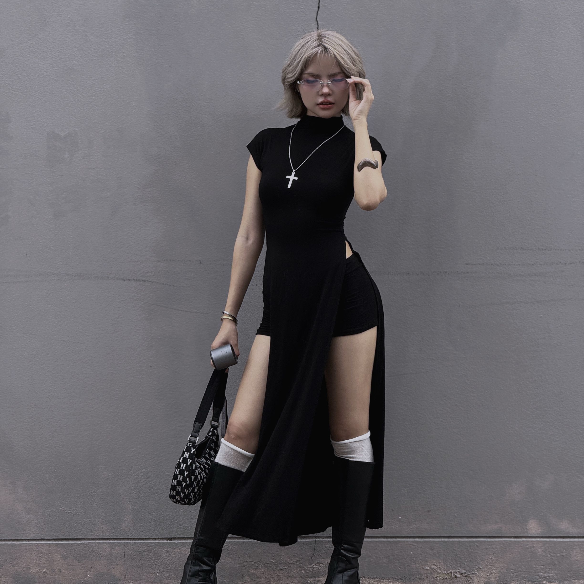 warm_wears Prissy Dress ww05 cổ lọng tay ngắn