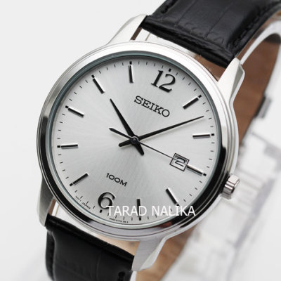 นาฬิกา SEIKO ควอทซ์ Gent SUR265P1 สายหนัง (ของแท้ รับประกันศูนย์)