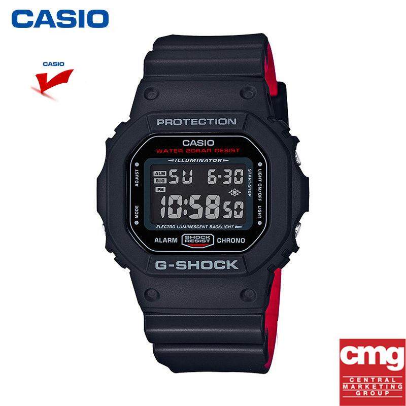 Casio G-shock แท้100% รุ่น DW-5600HR-1DR นาฬิกาข้อมือชาย ของแท้%จัดส่งพร้อมกล่องคู่มือใบประกันศูนย์CMG 1ปี