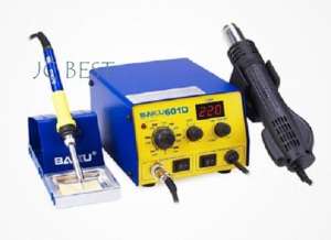 เครื่องเป่าลมร้อนพร้อมหัวแร้งค์ BAKU 601D