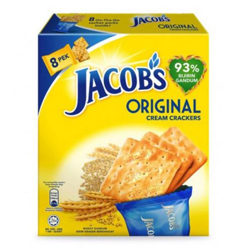 จาคอบส์ ครีมแคร็กเกอร์ รสออริจินัล 240 กรัมแครกเกอร์คุ้กกี้-บิสกิต- แครกเกอร์-ขนมปังกรอบขนมขบเคี้ยวและลูกอม