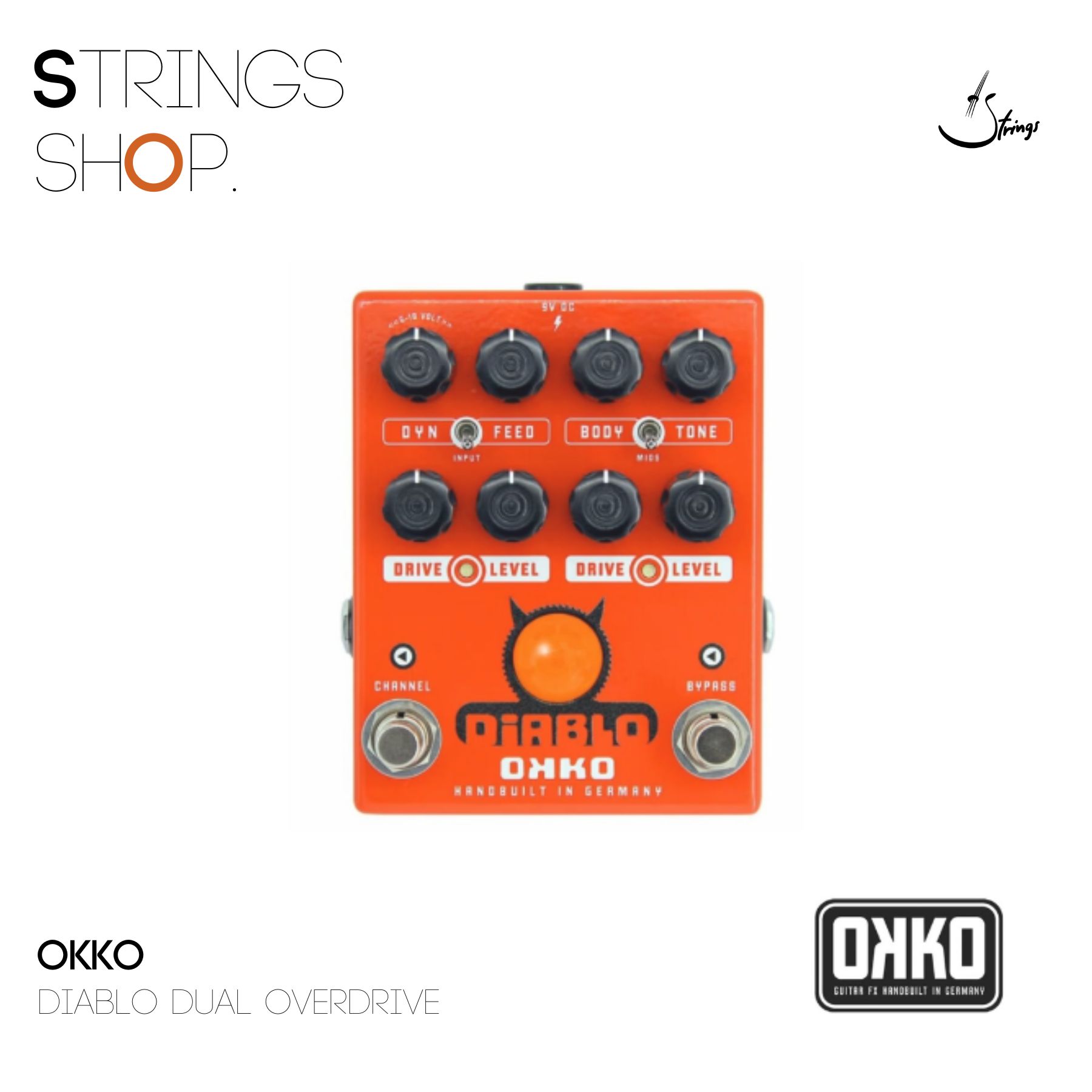 OKKO DiABLO Dual เอฟเฟคกีตาร์ OKKO Diablo Dual Overdrive | Lazada