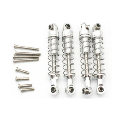 4 Pcs Metal Shock Absorber Damper for WPL C14 C24 C34 MN D90 D91 D96 D99 D99S MN90 MN99S RC Car Upgrade Parts