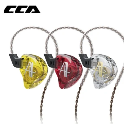 CCA CA2 1DD Dynamic In Ear Earphone HIFI DJ Monitor Earphones Earbud Sport Noise Cancelling Headset KZ ZST EDX TRN MT1 ST1 M10