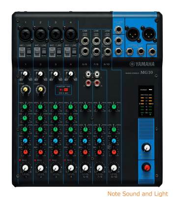 ดูภาพ MG10 Yamaha Mixer No Effect ขนาด 10 ช่อง ( มิกซ์เซอร์ ไม่มีเอฟเฟค สำหรับงาน กลางแจ้ง แสดงสด ติดตั้ง ) เพิ่มเติม MG10 Yamaha Mixer No Effect ขนาด 10 ช่อง ( มิกซ์เซอร์ ไม่มีเอฟเฟค สำหรับงาน กลางแจ้ง แสดงสด ติดตั้ง )